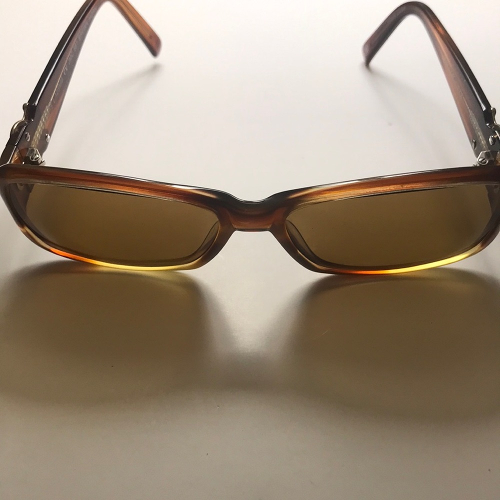 Jessica McClintock 561 Brown Horn Sunglasses